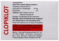 Clopiklot Tablet 15